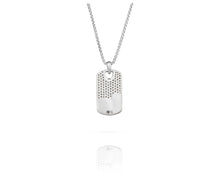 Trojan Dog Tag Necklace | Diamond