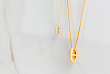 Small Anchor Charm Necklace | Gold Diamond - Vincent Peach Fine Jewelry