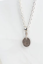 Pavé Disc Chain Necklace