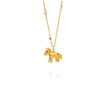 Ruby The Horse Necklace | Gold