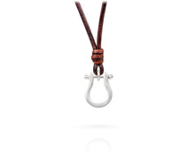Small Shackle Charm Necklace