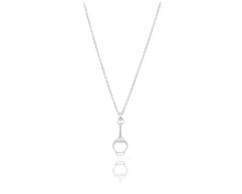 Small Stirrup Charm Necklace - Vincent Peach Fine Jewelry