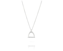 Small Stirrup Charm Necklace - Vincent Peach Fine Jewelry