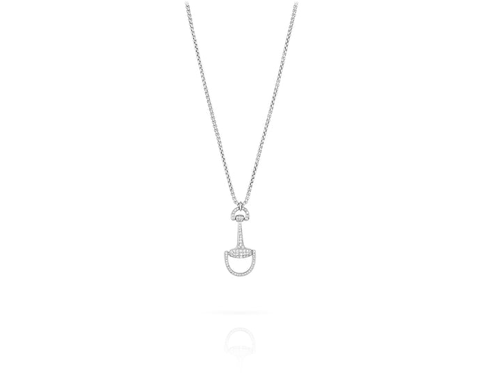 Medium Montana Charm Necklace | Diamond - Vincent Peach Fine Jewelry