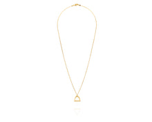 Small Stirrup Bit Charm Necklace | Gold