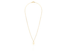 Small Fulmer Snaffle Bit Charm Necklace | Gold