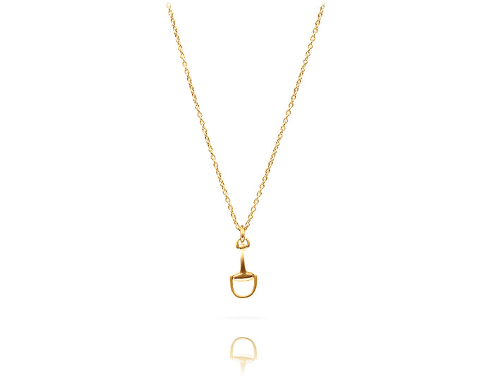 Small Montana Bit Charm Necklace | Gold - Vincent Peach Fine Jewelry