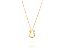 Small Shackle Bit Charm Necklace | Gold - Vincent Peach Fine Jewelry
