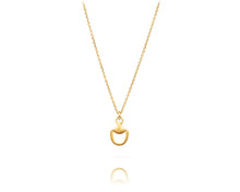 Small Churchill Downs Charm Necklace | Gold - Vincent Peach Fine Jewelry