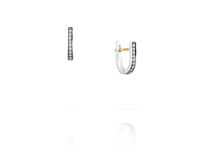 Diamond Latch-Back Earrings