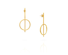 Garcia Gold Equestrian Earrings