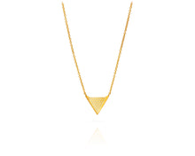 Diamond Triad Necklace | Gold