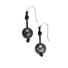 Seaplicity Earrings, Tahitian - Hottest Designer Pearl and Leather Jewelry | VINCENT PEACH
 - 3