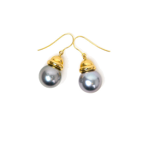 TAHITIAN BELL EARRINGS | VINCENT PEACH - Vincent Peach Fine Jewelry