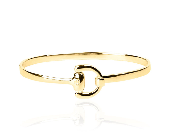 Equestrian Bangle 14kt - Vincent Peach Fine Jewelry
