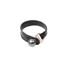 Equestrian Bracelet, Black - Hottest Designer Pearl and Leather Jewelry | VINCENT PEACH
 - 2