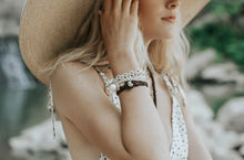 Double Wrap Flat Braid Bracelet | Freshwater - Vincent Peach Fine Jewelry