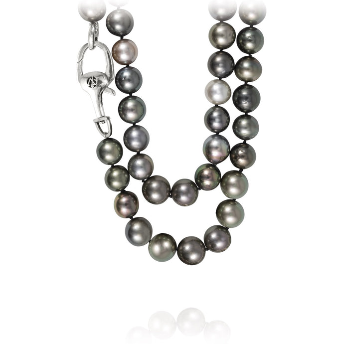 Tahitian Pearl Equestrian Opera Necklace - Vincent Peach Fine Jewelry