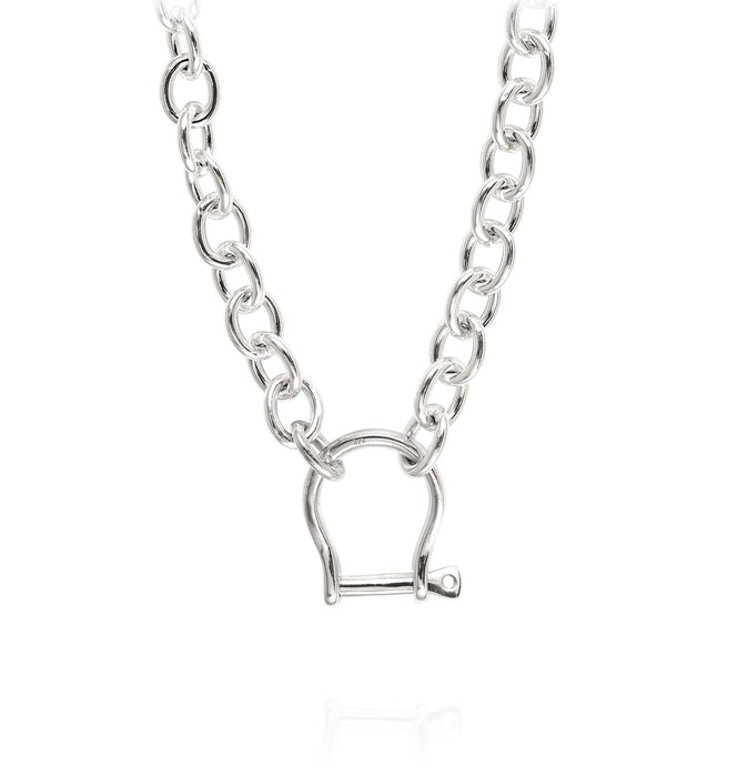 Shackle Chain Necklace - Vincent Peach Fine Jewelry