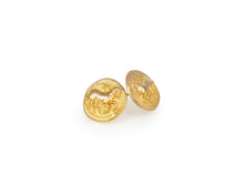 Trojan Coin Earrings