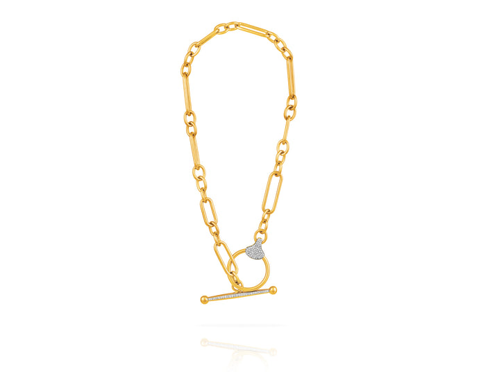 Le' Champion Toggle Necklace | Gold