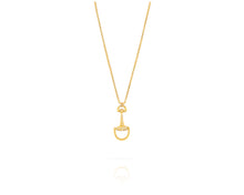 Medium Montana Charm Necklace | Gold Diamond