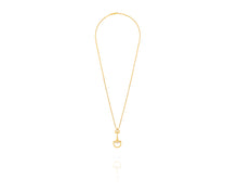 Medium Montana Charm Necklace | Gold Diamond